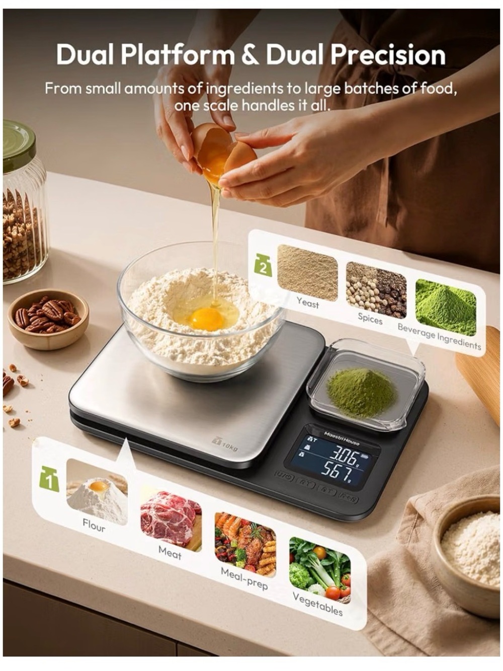 FS03 Digital Kitchen Scale (NIB) - Picture 6 of 15